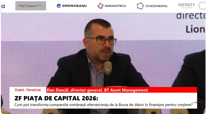 Dan Dascăl, director general, BT Asset Management: După o perioadă de creştere bună, nu e nimic ieşit din comun să apară pe piaţă şi corecţii, din diferite motive